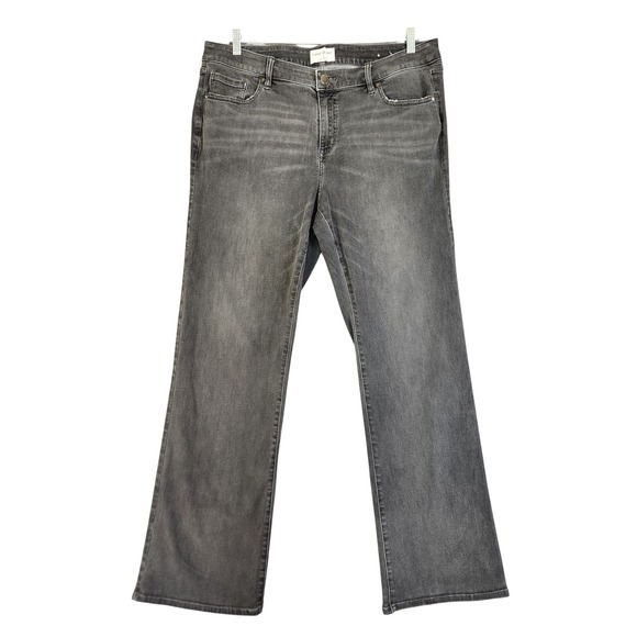 Lane Bryant Womens Mid Rise Signature Fit Bootcut Jeans Plus Size 18L Gray Wash‎ - Picture 2 of 15